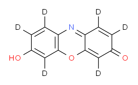 CAS No. 1196157-65-9, 1,2,4,6,8,9-hexadeuterio-7-hydroxy-phenoxazin-3-one