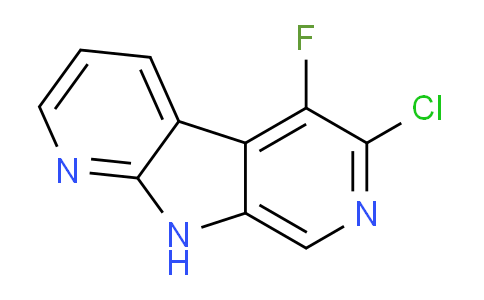 CAS No. 1266527-30-3, 4-chloro-3-fluoro-5,8,10-triazatricyclo[7.4.0.0²,⁷]trideca-1(13),2,4,6,9,11-hexaene