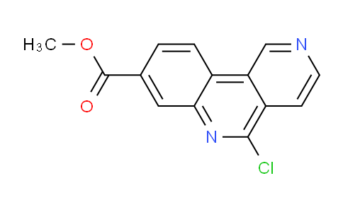 CAS No. 1009826-84-9, methyl 5-chlorobenzo[c]2,6-naphthyridine-8-carboxylate