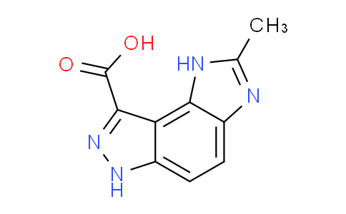 CAS No. 1509059-07-7, 2-methyl-1,6-dihydroimidazo[4,5-e]indazole-8-carboxylic acid