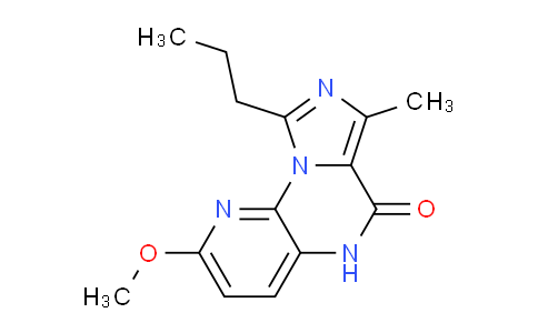 CAS No. 285552-16-1, 12-methoxy-5-methyl-3-propyl-2,4,8,13-tetraazatricyclo[7.4.0.0²,⁶]trideca-1(13),3,5,9,11-pentaen-7-one