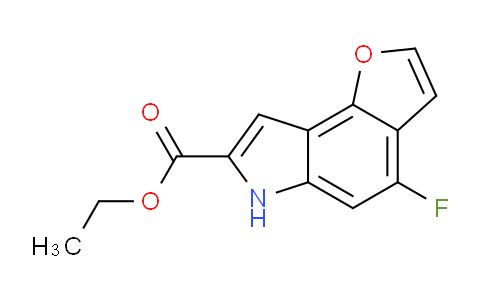 CAS No. 1037763-95-3, ethyl 4-fluoro-6H-furo[2,3-e]indole-7-carboxylate