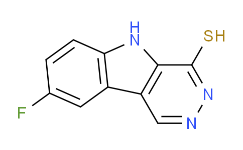 CAS No. 950148-79-5, 8-fluoro-5H-pyridazino[4,5-b]indole-4-thiol