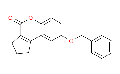 CAS No. 1266452-53-2, Cyclopenta[c][1]benzopyran-4(1H)-one,2,3-dihydro-8-(phenylmethoxy)-