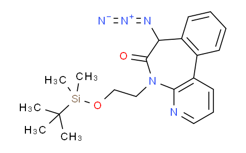 CAS No. 1421438-92-7, 10-azido-8-{2-[(tert-butyldimethylsilyl)oxy]ethyl}-6,8-diazatricyclo[9.4.0.0²,⁷]pentadeca-1(11),2(7),3,5,12,14-hexaen-9-one