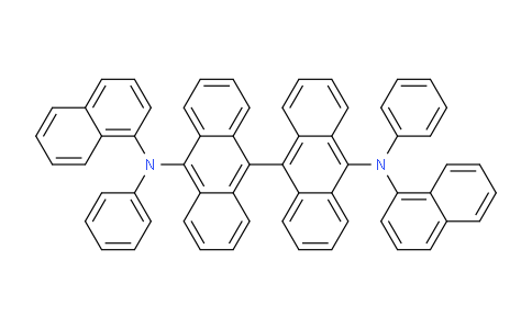 CAS No. 885502-26-1, N10,N10'-di(naphthalen-1-yl)-N10,N10'-diphenyl-[9,9'-bianthracene]-10,10'-diamine