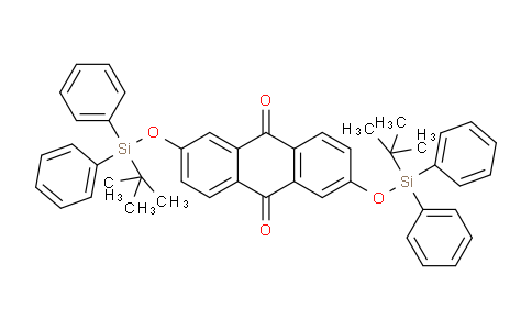 CAS No. 159638-87-6, 2,6-Bis((tert-butyldiphenylsilyl)oxy)anthracene-9,10-dione