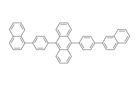 CAS No. 853945-27-4, 9-(4-(Naphthalen-1-yl)phenyl)-10-(4-(naphthalen-2-yl)phenyl)anthracene
