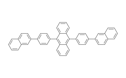 CAS No. 377738-12-0, 9,10-Bis(4-(naphthalen-2-yl)phenyl)anthracene