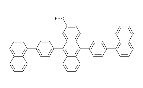 CAS No. 1193264-06-0, 2-Methyl-9,10-bis(4-(naphthalen-1-yl)phenyl)anthracene