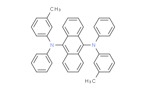 CAS No. 189263-81-8, N9,N10-Diphenyl-N9,N10-di-m-tolylanthracene-9,10-diamine