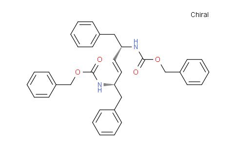 CAS No. 144163-56-4, dibenzyl ((2S,5S,E)-1,6-diphenylhex-3-ene-2,5-diyl)dicarbamate