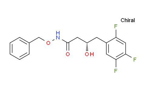 CAS No. 1256815-04-9, (S)-N-(benzyloxy)-3-hydroxy-4-(2,4,5-trifluorophenyl)butanamide