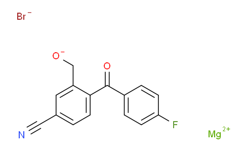 CAS No. 865538-53-0, magnesium (5-cyano-2-(4-fluorobenzoyl)phenyl)methanolate bromide