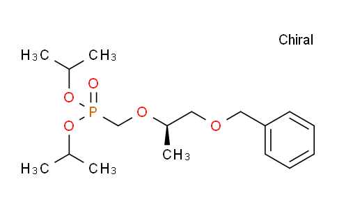 CAS No. 138247-57-1, Phosphonic acid, [[(1R)-1-methyl-2-(phenylmethoxy)ethoxy]methyl]-, bis(1-methylethyl) ester (9CI)