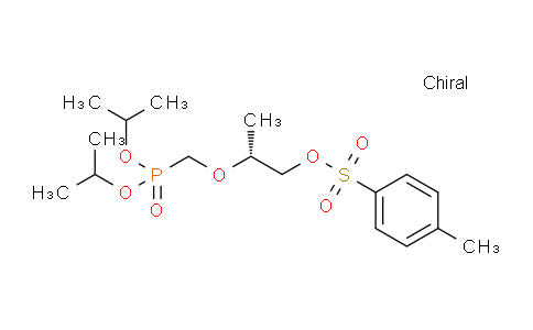 CAS No. 160616-47-7, (R)-2-((diisopropoxyphosphoryl)methoxy)propyl 4-methylbenzenesulfonate