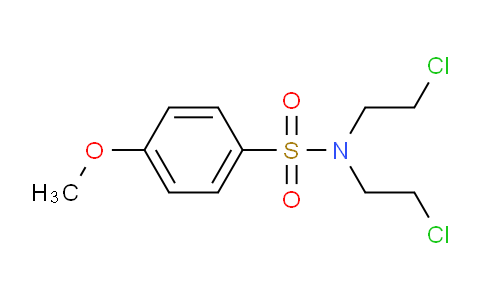 CAS No. 86357-59-7, N,N-bis(2-chloroethyl)-4-methoxybenzenesulfonamide