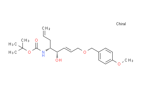 CAS No. 1372800-34-4, tert-butyl ((4R,5S,E)-5-hydroxy-8-((4-methoxybenzyl)oxy)octa-1,6-dien-4-yl)carbamate