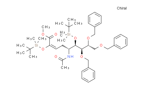 MC771821 | 1372800-43-5 | methyl (5R,6R,7R,8R,E)-5-acetamido-7,8,9-tris(benzyloxy)-2,6-bis((tert-butyldimethylsilyl)oxy)non-2-enoate