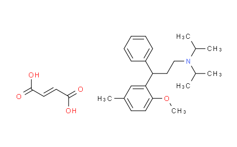 CAS No. 124935-88-2, (E)-but-2-enedioic acid;3-(2-methoxy-5-methylphenyl)-3-phenyl-N,N-di(propan-2-yl)propan-1-amine