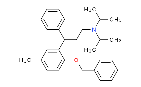 CAS No. 389068-22-8, 3-(2-(benzyloxy)-5-methylphenyl)-N,N-diisopropyl-3-phenylpropan-1-amine
