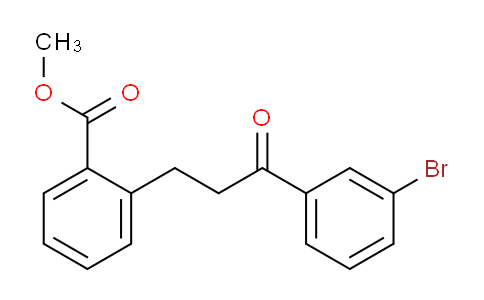 CAS No. 165896-48-0, methyl 2-[3-(3-bromophenyl)-3-oxopropyl]benzoate