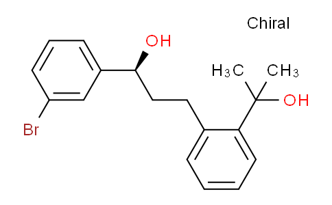 CAS No. 762273-01-8, (S)-1-(3-bromophenyl)-3-(2-(2-hydroxypropan-2-yl)phenyl)propan-1-ol