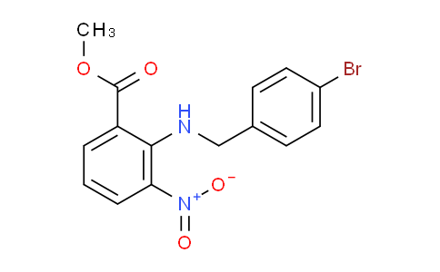 CAS No. 254745-48-7, methyl 2-((4-bromobenzyl)amino)-3-nitrobenzoate