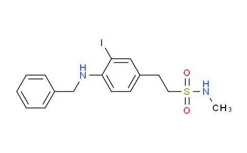 MC771835 | 1268265-93-5 | 2-(4-(benzylamino)-3-iodophenyl)-N-methylethane-1-sulfonamide