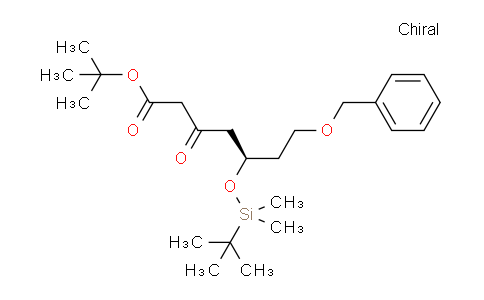 CAS No. 1331869-20-5, tert-butyl (R)-7-(benzyloxy)-5-((tert-butyldimethylsilyl)oxy)-3-oxoheptanoate