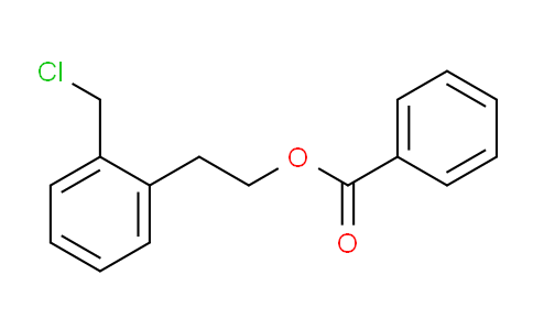 CAS No. 168476-58-2, 2-[2-(chloromethyl)phenyl]ethyl benzoate
