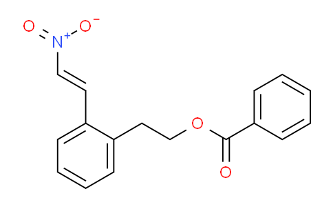 CAS No. 139122-16-0, (E)-2-(2-nitrovinyl)phenethyl benzoate