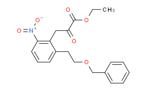 CAS No. 1441070-77-4, ethyl 3-(2-(2-(benzyloxy)ethyl)-6-nitrophenyl)-2-oxopropanoate