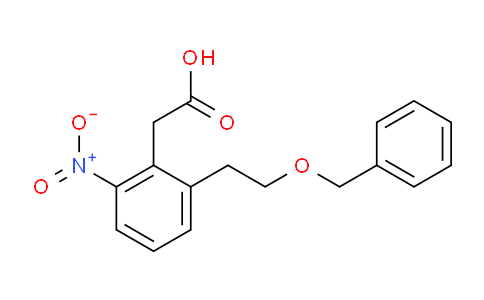 CAS No. 1426679-27-7, 2-[2-[2-(Benzyloxy)ethyl]-6-nitrophenyl]acetic acid