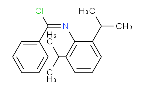 CAS No. 791811-40-0, (E)-N-(2,6-diisopropylphenyl)benzimidoyl chloride