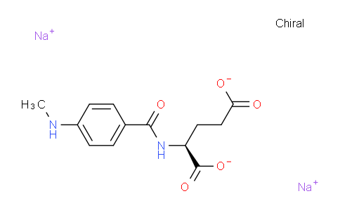 CAS No. 57444-71-0, disodium;(2S)-2-[[4-(methylamino)benzoyl]amino]pentanedioate