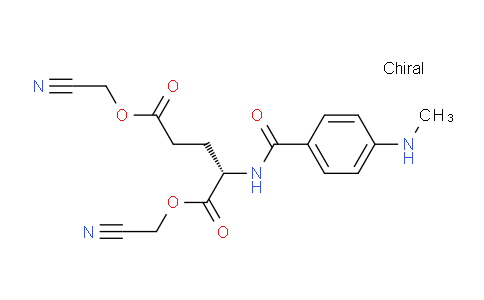 1379609-56-9 | L-Glutamic acid, N-[4-(methylamino)benzoyl]-, 1,5-bis(cyanomethyl) ester