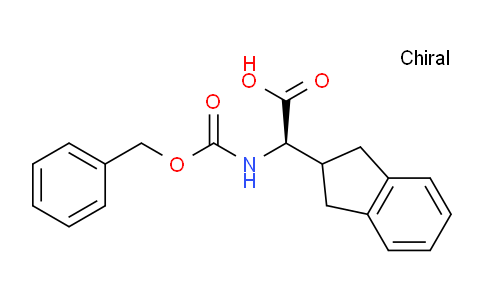 CAS No. 554448-74-7, (R)-Benzyloxycarbonylamino-indan-2-yl-acetic acid
