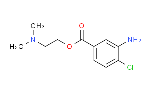 CAS No. 13930-34-2, Benzoic acid, 3-amino-4-chloro-, 2-(dimethylamino)ethyl ester