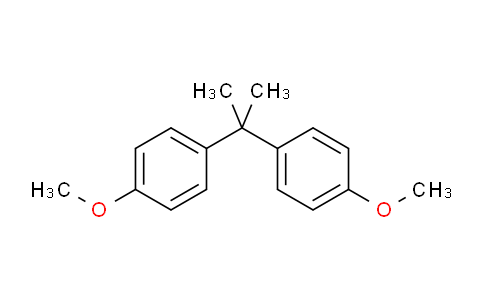 CAS No. 1568-83-8, Benzene, 1,1'-(1-methylethylidene)bis[4-methoxy-