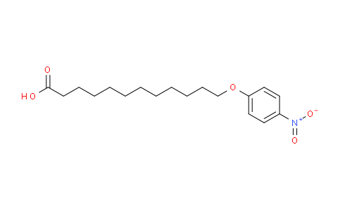 CAS No. 230613-81-7, 12-(4-Nitrophenoxy)dodecanoic acid