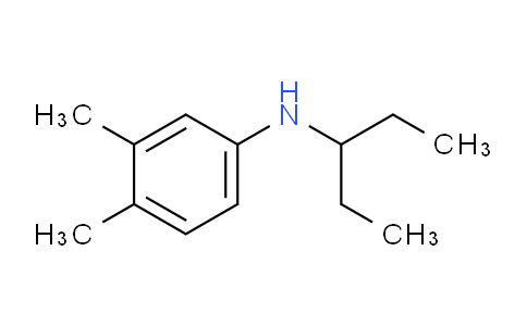 CAS No. 56038-89-2, 3,4-Dimethyl-n-(pentan-3-yl)aniline