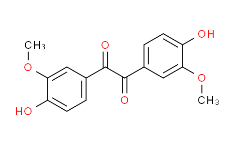 CAS No. 5463-22-9, Ethanedione, bis(4-hydroxy-3-methoxyphenyl)-