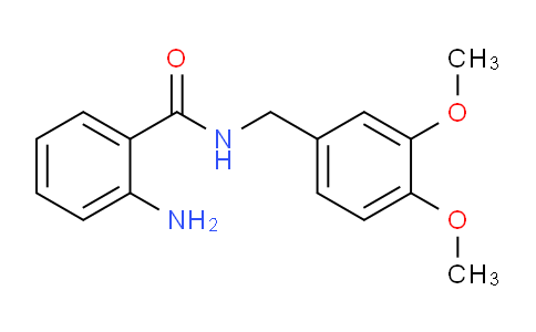 CAS No. 723738-37-2, 2-amino-N-(3,4-dimethoxybenzyl)benzenecarboxamide