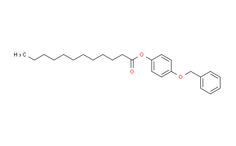 CAS No. 6638-98-8, 4-(Benzyloxy)phenyl dodecanoate