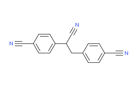 CAS No. 28487-61-8, 4-[1-Cyano-2-(4-cyanophenyl)ethyl]benzonitrile