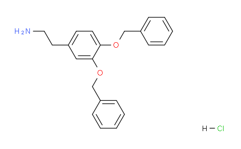 CAS No. 1699-56-5, 3,4-(Dibenzyloxy)phenethylamine hydrochloride
