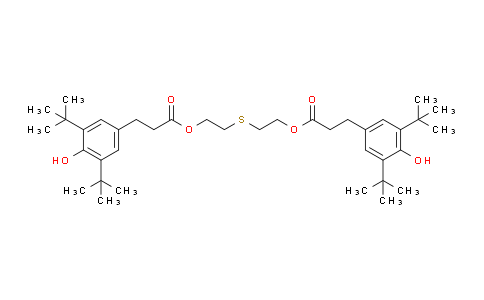 CAS No. 41484-35-9, 3,5-Bis(1,1-dimethylethyl)-4-hydroxybenzenepropanoic acid thiodi-2,1-ethanediyl ester