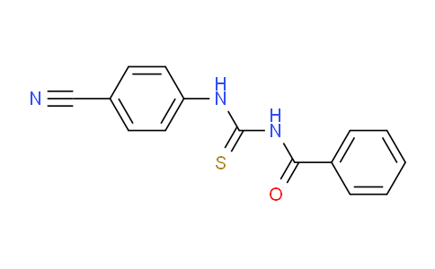 CAS No. 1448-64-2, 1-Benzoyl-3-(4-cyanophenyl)thiourea