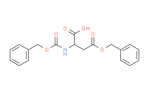 CAS No. 29880-21-5, 4-(benzyloxy)-2-(((benzyloxy)carbonyl)amino)-4-oxobutanoic acid